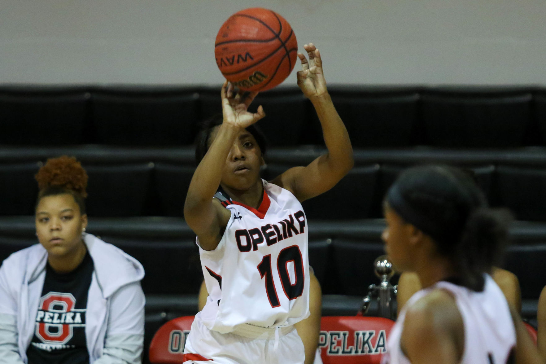 Opelika vs. Russell County Area 6-6A girls high school basketball